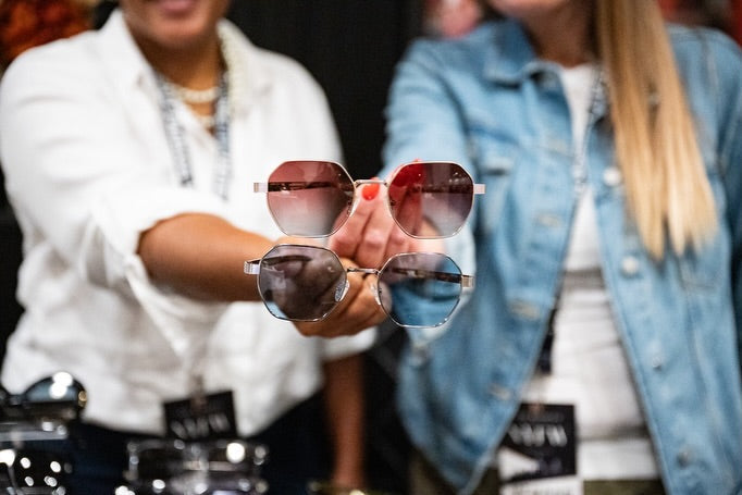 Frames by Madam eyewear display at New York Fashion Week