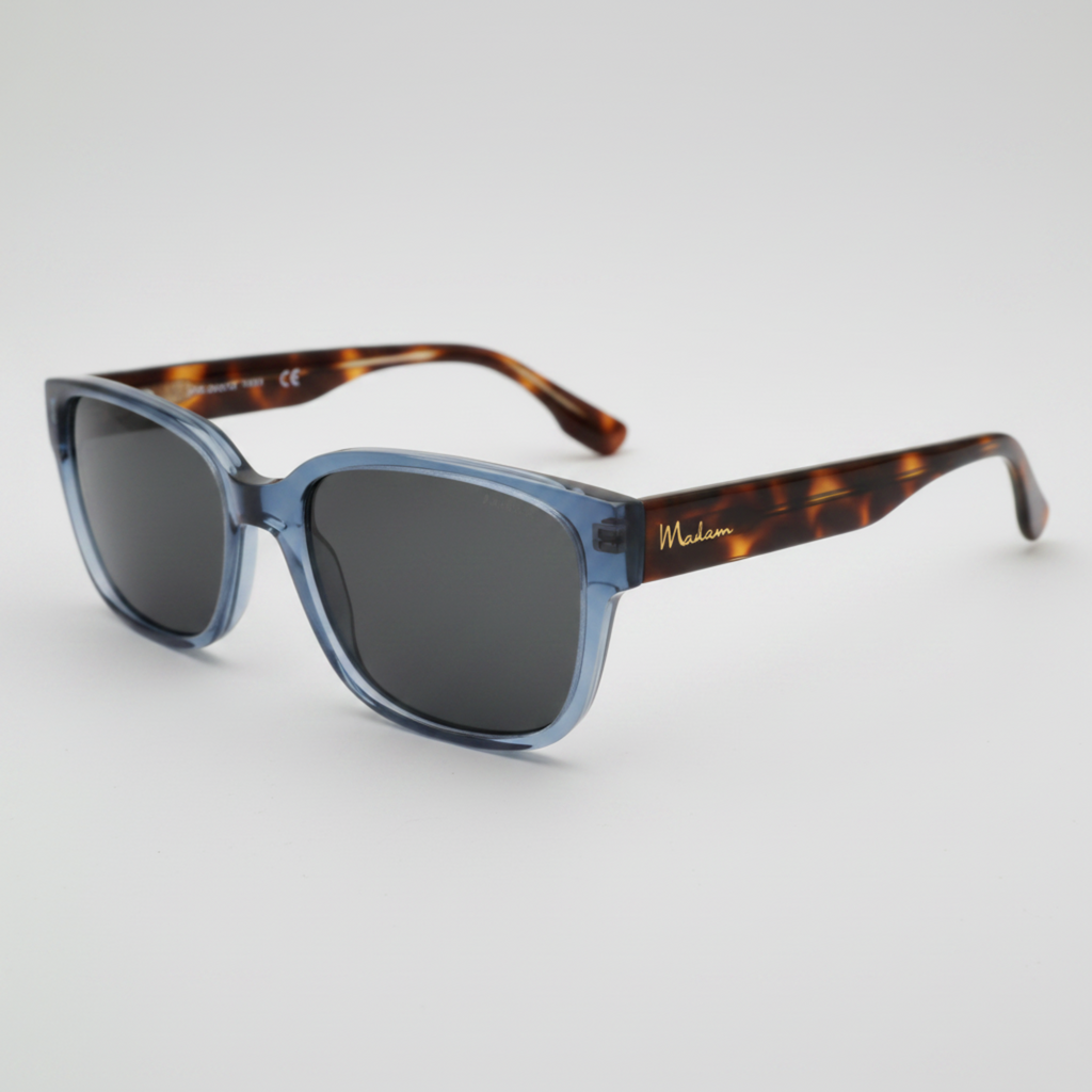 Madam Creamsicle sunglasses with Blue lenses