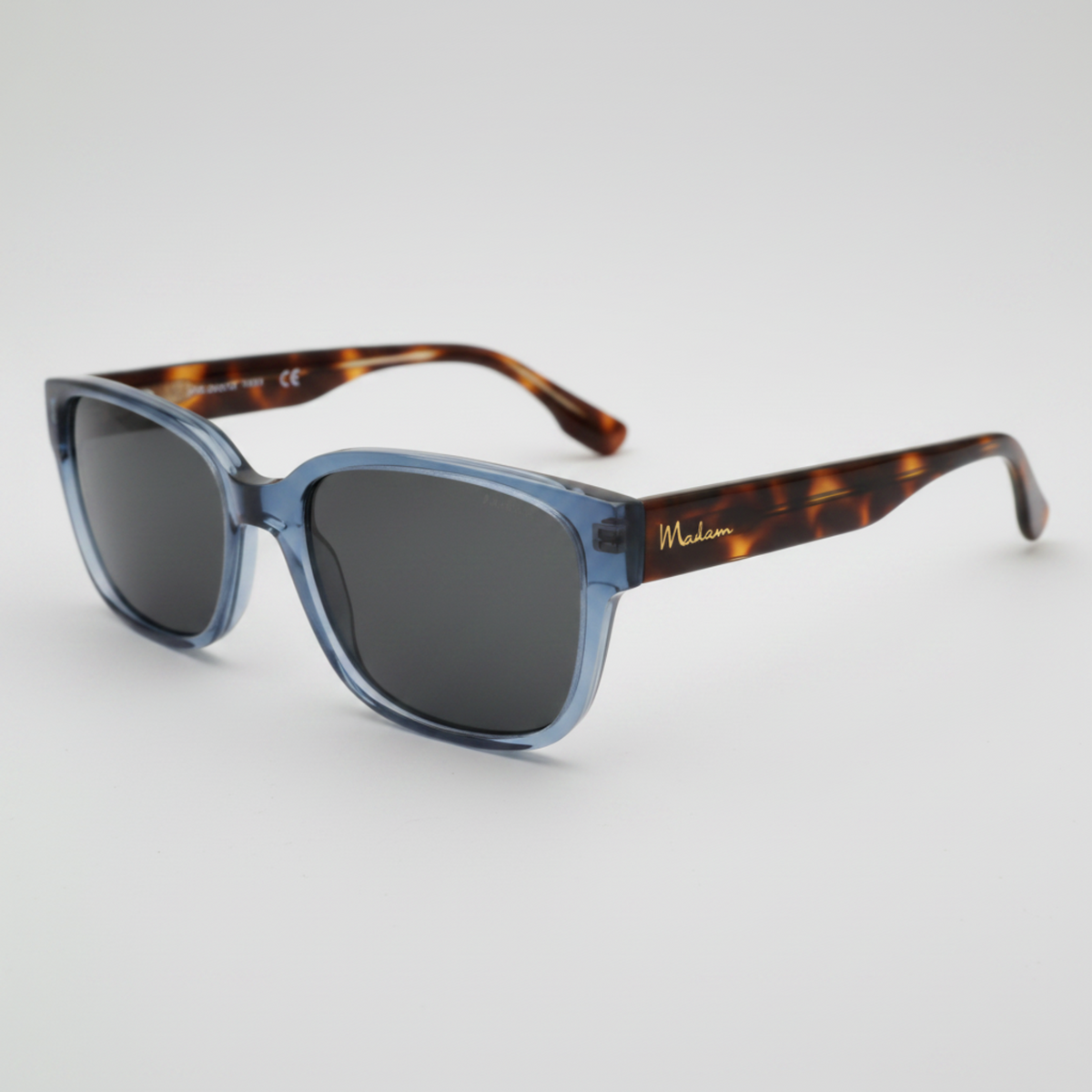 Madam Creamsicle sunglasses with Blue lenses
