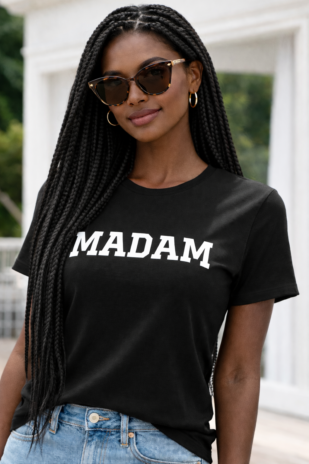 Madam Varsity Semi-fitted Tee